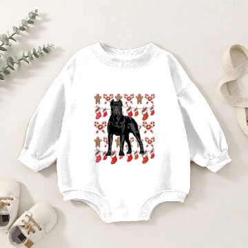 Discover Cane Corso Christmas Baby Romper Sweatshirts