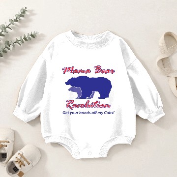 Discover Mama Bear Revolution My Cubs Baby Romper Sweatshirts
