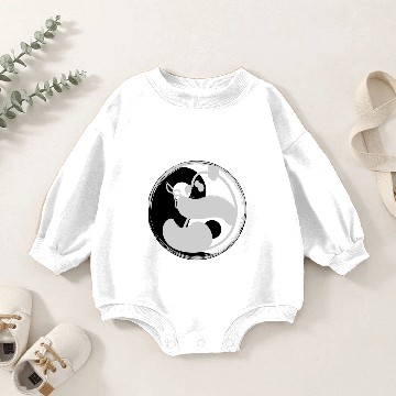 Discover YingYang Baby Romper Sweatshirts