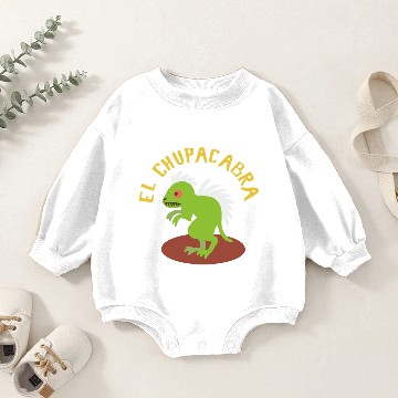 Discover El Chupacabra Cryptid Fandom Baby Romper Sweatshirts