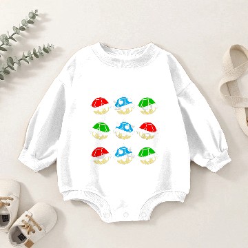 Discover Turtle villains Baby Romper Sweatshirts
