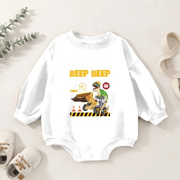Discover Construction Design for a 2 year old construction Baby Romper Sweatshirts