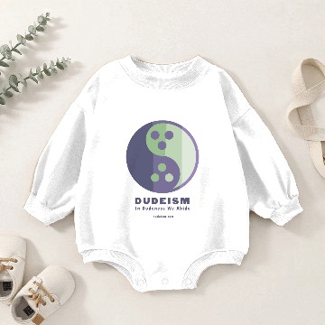 Discover In Dudeness We Abide Baby Romper Sweatshirts