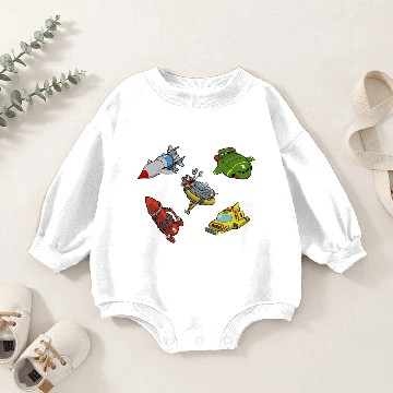 Discover Thunderbirds are GO! Baby Romper Sweatshirts