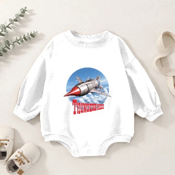 Discover Thunderbird 1 from 'Thunderbirds' Baby Romper Sweatshirts