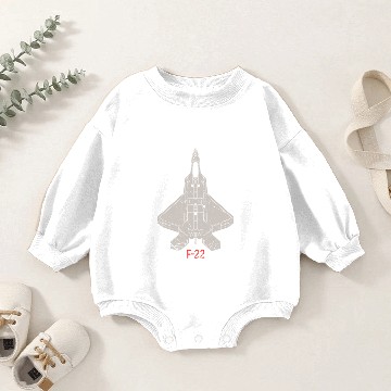 Discover F 22 Raptor US Airborne Fighter Pilot Baby Romper Sweatshirts