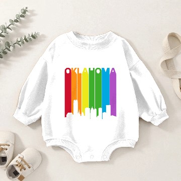 Discover Oklahoma Pride Baby Romper Sweatshirts