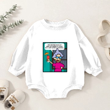 Discover Umbrella Cocktail Newscaster Gift Baby Romper Sweatshirts