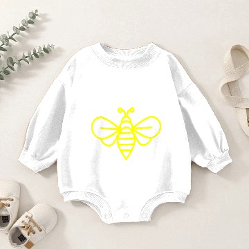 Discover Queen Bee Crown Bee Queen Baby Romper Sweatshirts