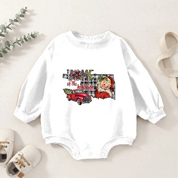 Discover Home of The Holidays Oklahoma Baby Romper Sweatshirts