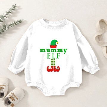 Discover Mummy Elf Baby Romper Sweatshirts