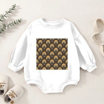 Discover Bohemian Rainbows Pattern Baby Romper Sweatshirts