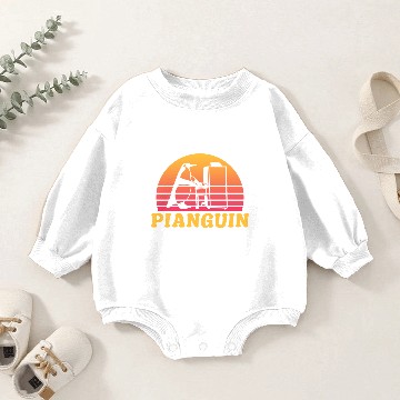 Discover Pianist Pianguin Orchestra Baby Romper Sweatshirts