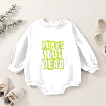 Discover Punk'S Not Dead Baby Romper Sweatshirts Punk Rock Hardcore