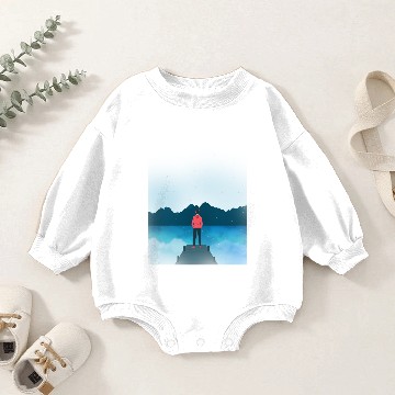 Discover Lonely boy Baby Romper Sweatshirts