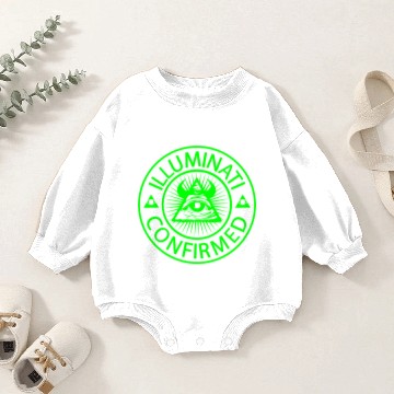 Discover Truther Conspiracy Illuminati Confirmed Protest Baby Romper Sweatshirts