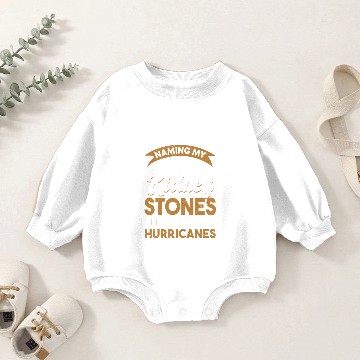 Discover Kidney Stone Sufferer Humor Hurricane Names Baby Romper Sweatshirts