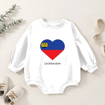 Discover I Love Liechtenstein Baby Romper Sweatshirts