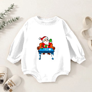 Discover Let It Snow Santa Cocaine Baby Romper Sweatshirts