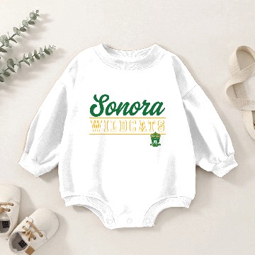 Discover Sonora High School Wildcats C4 Baby Romper Sweatshirts