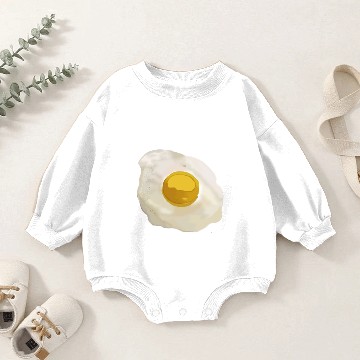 Discover Fried egg Baby Romper Sweatshirts