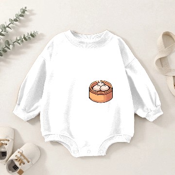 Discover Dumpling Dim Sum Recipes Soup Vegetarian Baby Romper Sweatshirts