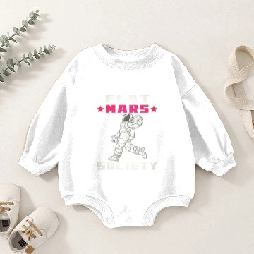 Discover Flat Mars Society Flat Earth Gift Baby Romper Sweatshirts