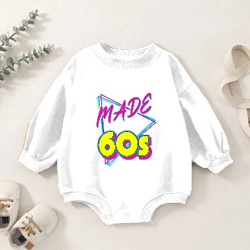 Discover Made In The 60s Baby Romper Sweatshirts