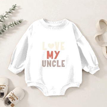 Discover I Love Uncle Baby Romper Sweatshirts