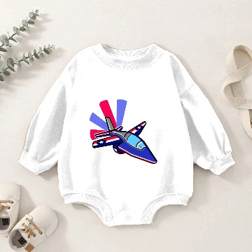 Discover fighter jet Baby Romper Sweatshirts