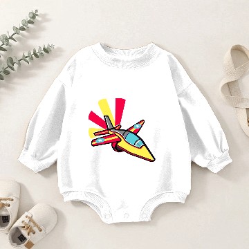 Discover fighter jet Baby Romper Sweatshirts