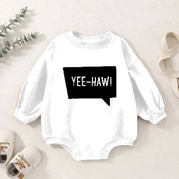 Discover Yeehaw! Baby Romper Sweatshirts