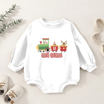 Discover Santa is coming Baby Romper Sweatshirts