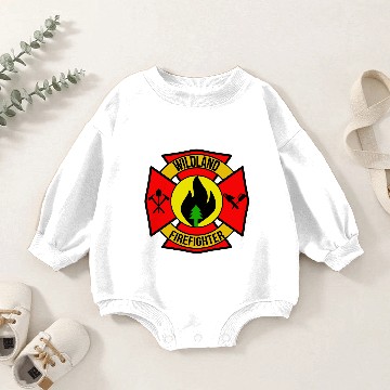 Discover Wildland Fire Fighter Baby Romper Sweatshirts