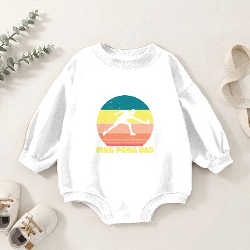 Discover Ping Pong Dad Baby Romper Sweatshirts