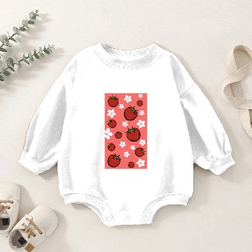 Discover Tomato Fruit Berry Eater Fruitarian Baby Romper Sweatshirts