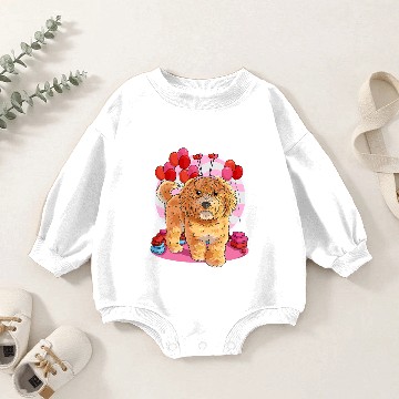 Discover Australian Labradoodle Heart Valentine Day Decor Baby Romper Sweatshirts