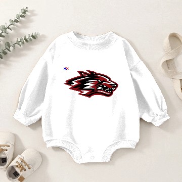 Discover Albuquerque Coyotes Blue Baby Romper Sweatshirts