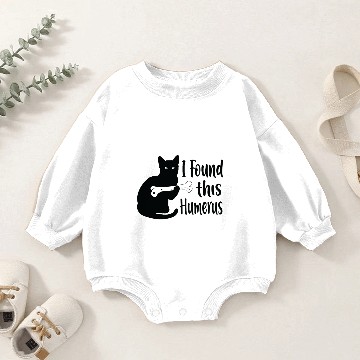 Discover Funny Anatomy Cat Humerus Baby Romper Sweatshirts