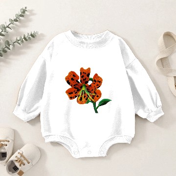 Discover Tiger Lily Alone Baby Romper Sweatshirts