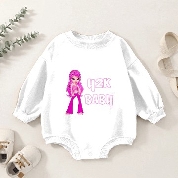 Discover Y2K bratz baby aesthetics 2000 style Baby Romper Sweatshirts