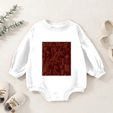 Discover Maroon Leaf Clipart Baby Romper Sweatshirts