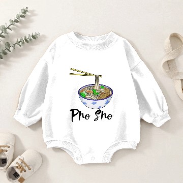 Discover Pho Sho Soup Baby Romper Sweatshirts