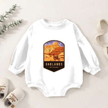 Discover Badlands National Park Baby Romper Sweatshirts