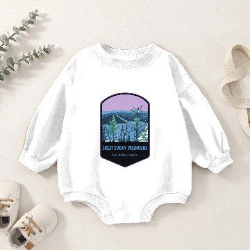 Discover Great Smoky Mountains National Park Baby Romper Sweatshirts