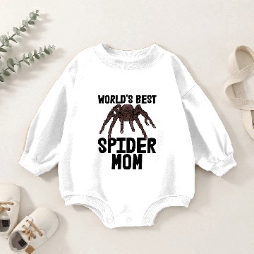 Discover World's Best Spider Mom Baby Romper Sweatshirts