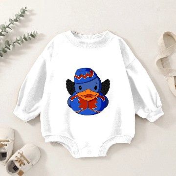 Discover Flying Monkey Rubber Duck Baby Romper Sweatshirts