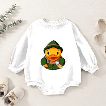 Discover Scarecrow Rubber Duck Baby Romper Sweatshirts