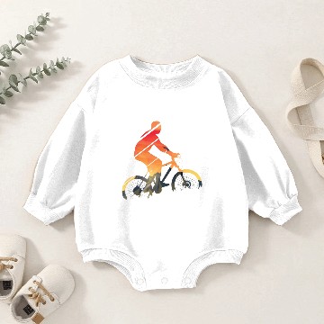 Discover MTB Mountain Bike Life Baby Romper Sweatshirts