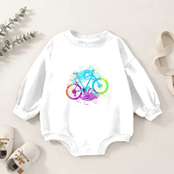 Discover MTB Mountain Bike Life Baby Romper Sweatshirts